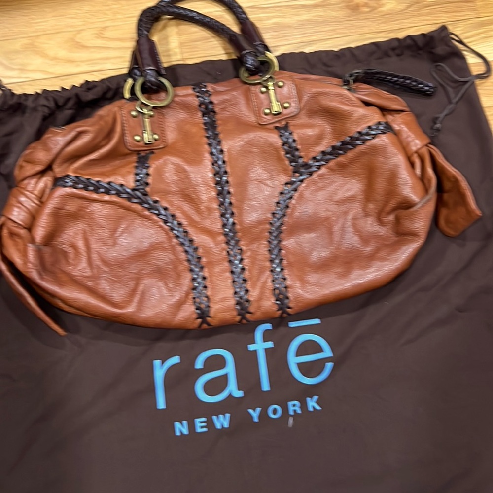 Rafe New York leather handbag.